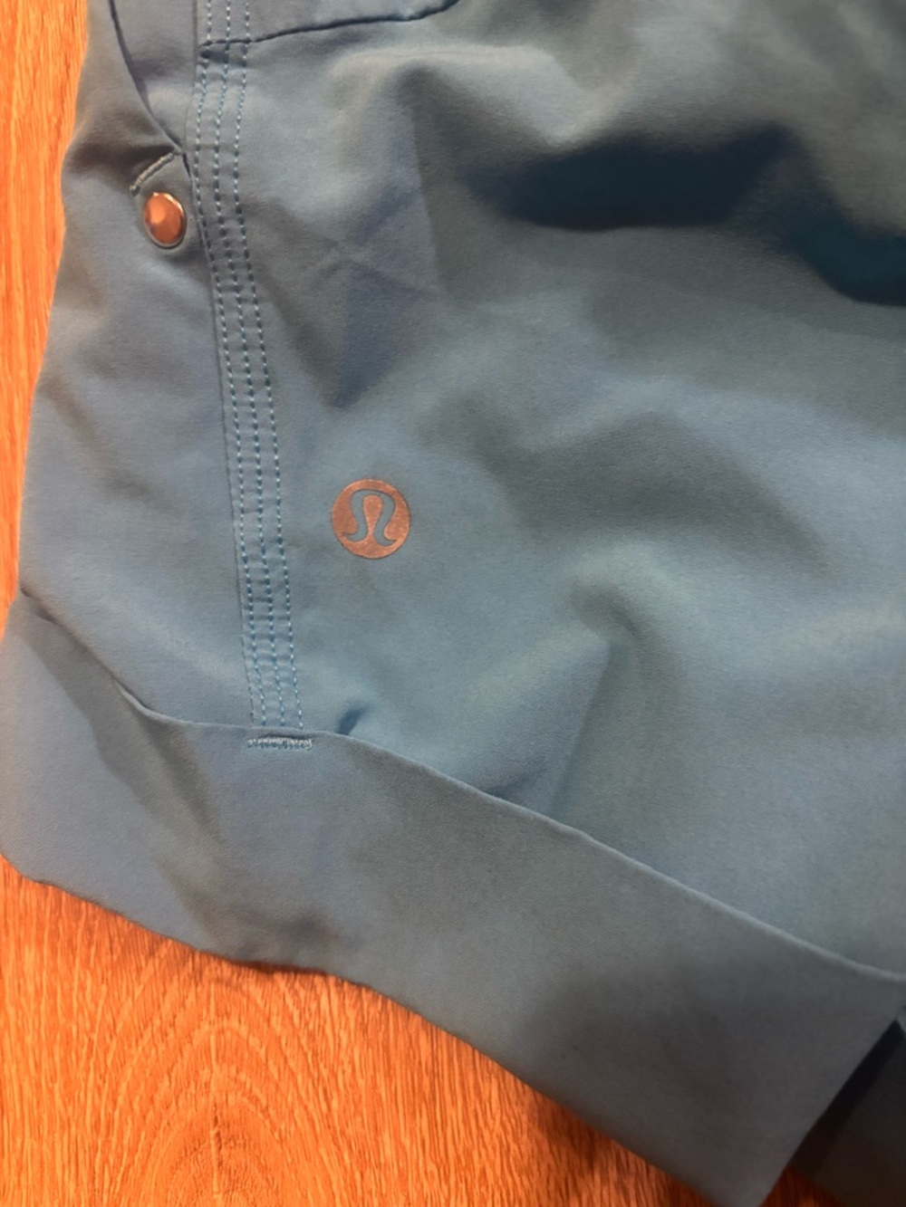 Blue Athletic Lululemon Shorts - Picture 4 of 4